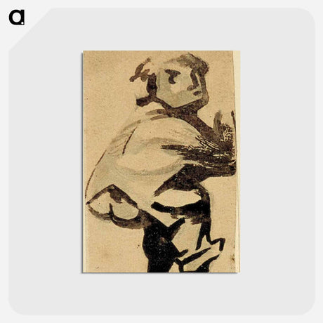 アートポストカード-A Child - テオ ファン ドゥースブルフ Postcard.