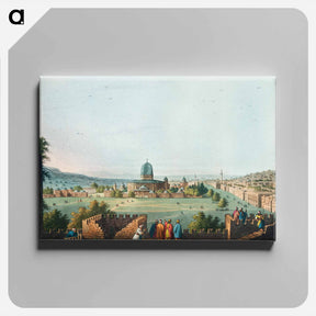 アートパネル-Temple of Solomon - オスマン帝国領内の景色 Canvas.