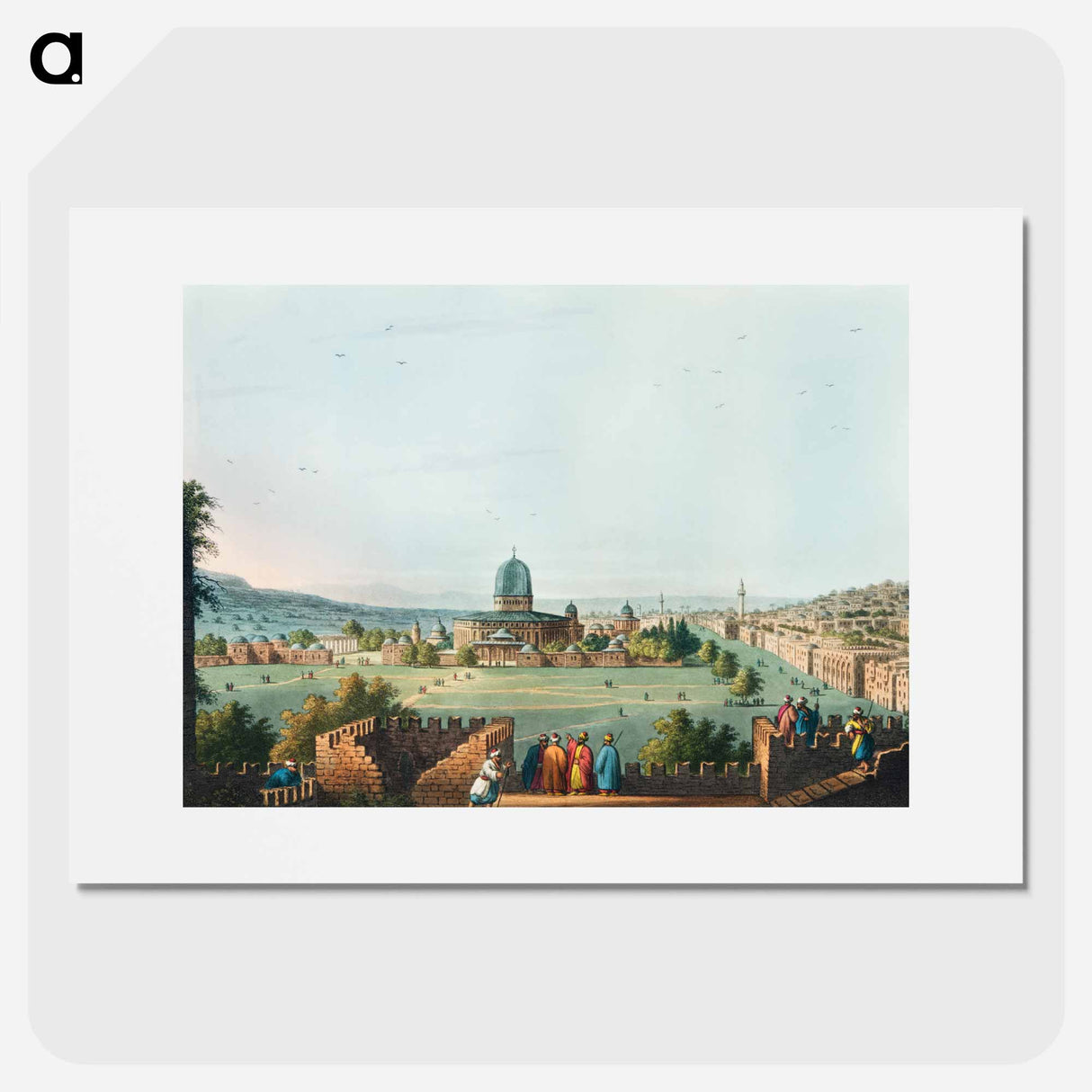 Temple of Solomon - View of Ottoman Empire Poster.