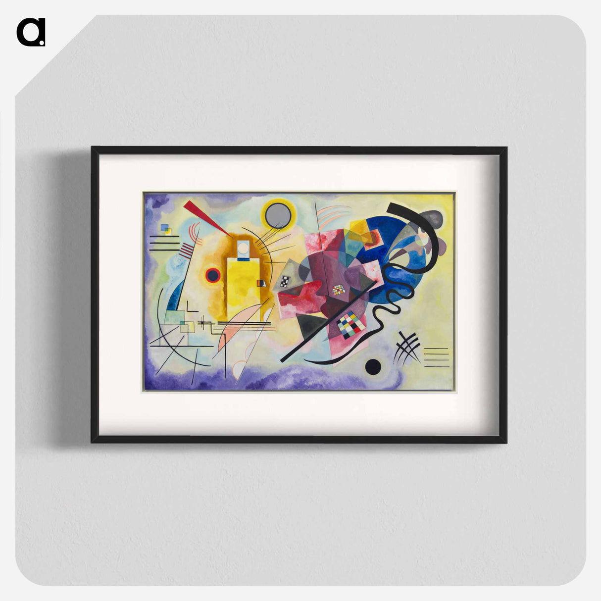 Kandinsky - Jaune Rouge Bleu - Wassily Kandinsky Poster.