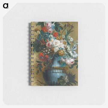 Flowers in a Blue Vase - ウィレム ヴァン リーン Memo.
