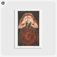 アートポストカード-The First Book of Urizen, Plate 16 - ウィリアム ブレイク Postcard.
