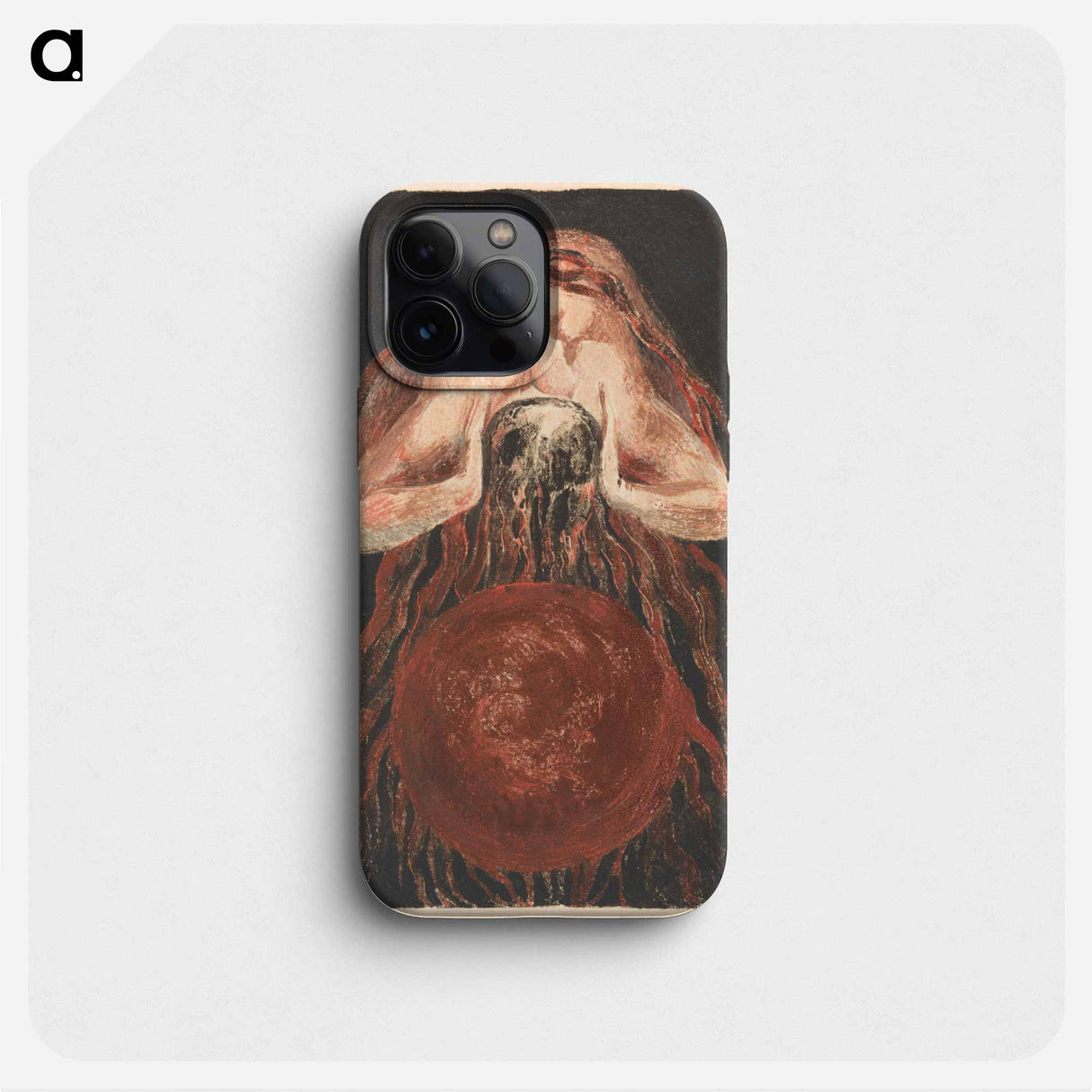 The First Book of Urizen, Plate 16 - ウィリアム ブレイク Phone Case.