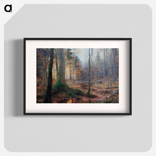 Fallen Monarchs by William Bliss Baker, 1886, Brigham Young University Museum of Art - ウィリアム ブリス ベイカー Poster.