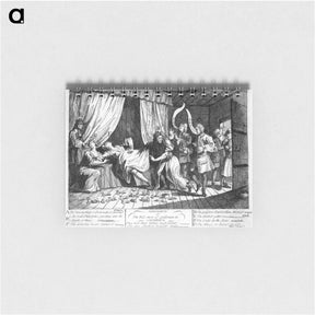 アートメモ帳-Mary Toft, apparently giving birth to rabbits - ウィリアム ホガース Memo.