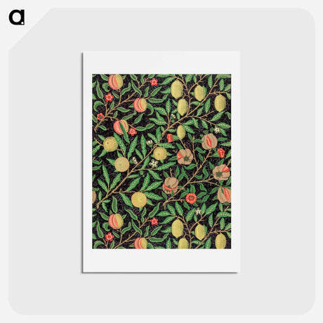 アートポストカード-Fruit pattern - ウィリアム モリス Postcard.