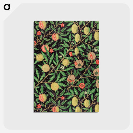 アートポストカード-Fruit pattern - ウィリアム モリス Postcard.