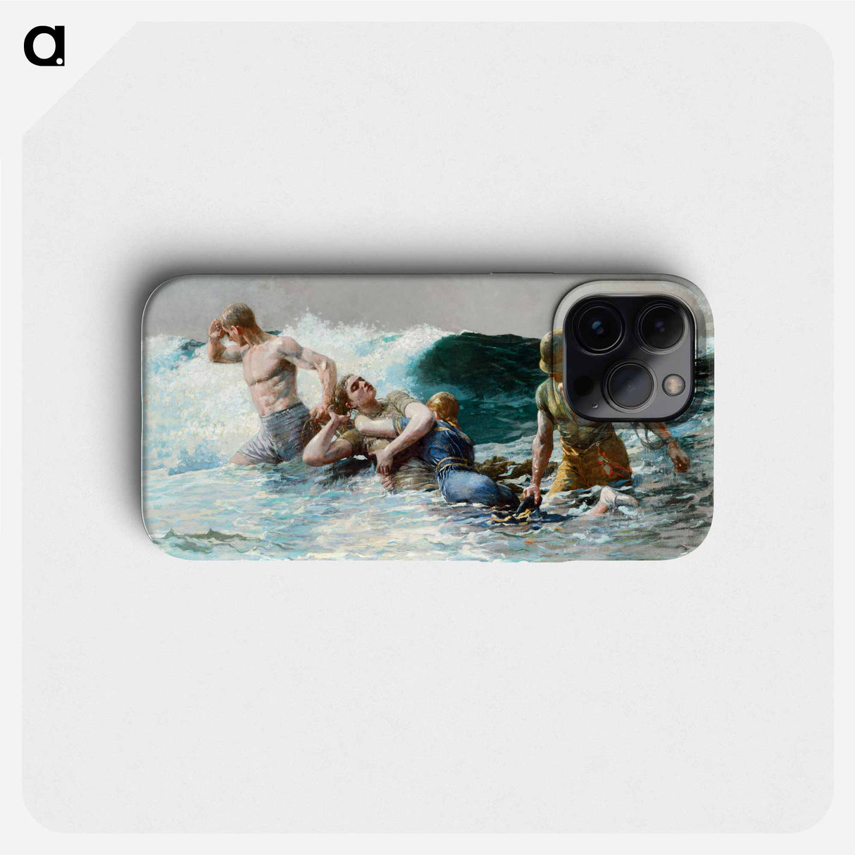 Undertow - Winslow Homer Phone Case.