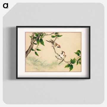 Gossiping Sparrows - Zhang Ruoai Poster.