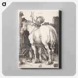 The big horse - アルブレヒト デューラー Canvas.