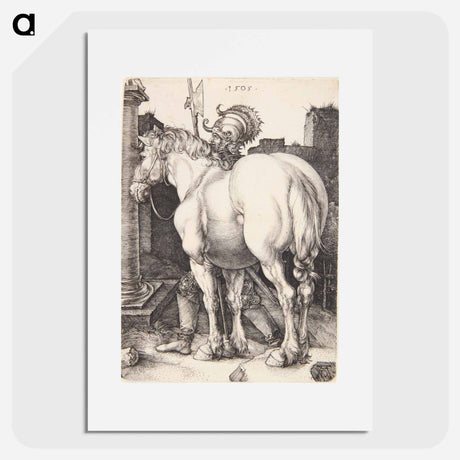 アートポスター-The big horse - アルブレヒト デューラー Poster.