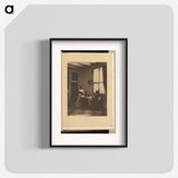 A Flemish Interior - アルフレッド スティーグリッツ Poster.