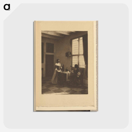 アートポストカード-A Flemish Interior - アルフレッド スティーグリッツ Postcard.