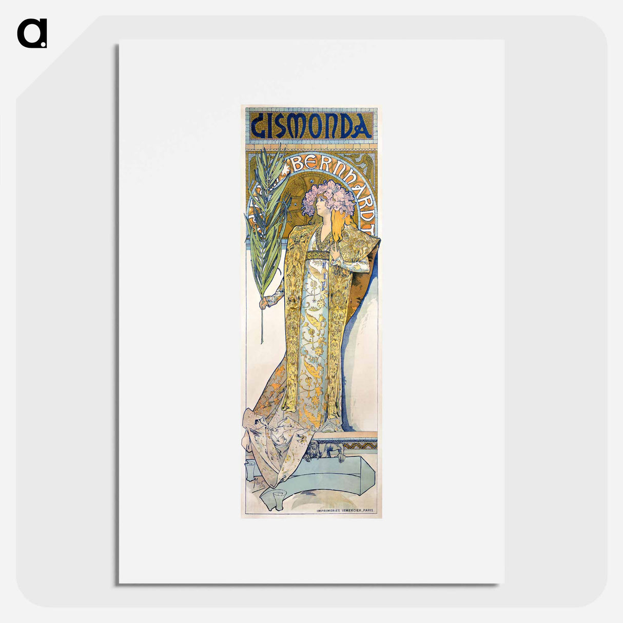 Gismonda - Alphonse Mucha Poster.