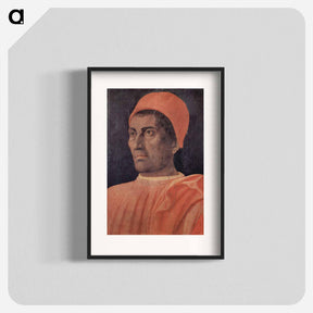 アートポスター-Portrait of Cardinal Carlo de' Medici - アンドレア マンテーニャ Poster.