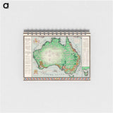 A Map of Australia - アンティーク地図 Memo.