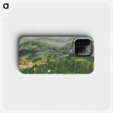 Country with houses - アーノルド ピーター ワイズ クビンチャン Phone Case.