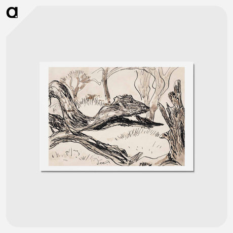 アートポストカード-Tree II - アーサー ダヴ Postcard.