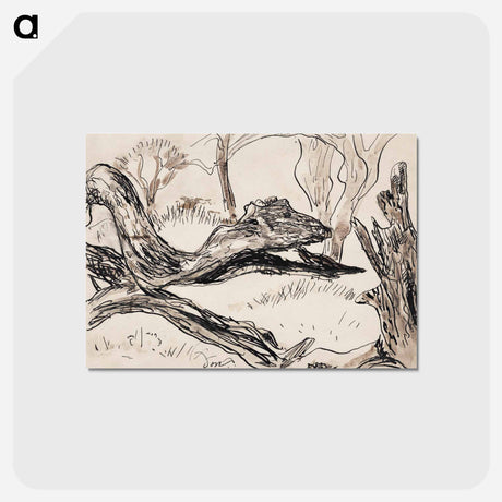 アートポストカード-Tree II - アーサー ダヴ Postcard.