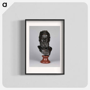 アートポスター-Bust of Victor Hugo - オーギュスト ロダン Poster.