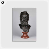 アートポストカード-Bust of Victor Hugo - オーギュスト ロダン Postcard.
