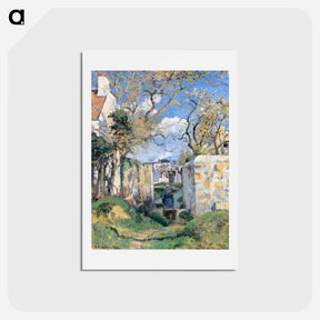 アートポストカード-Landscape from Pontoise - カミーユ ピサロ Postcard.
