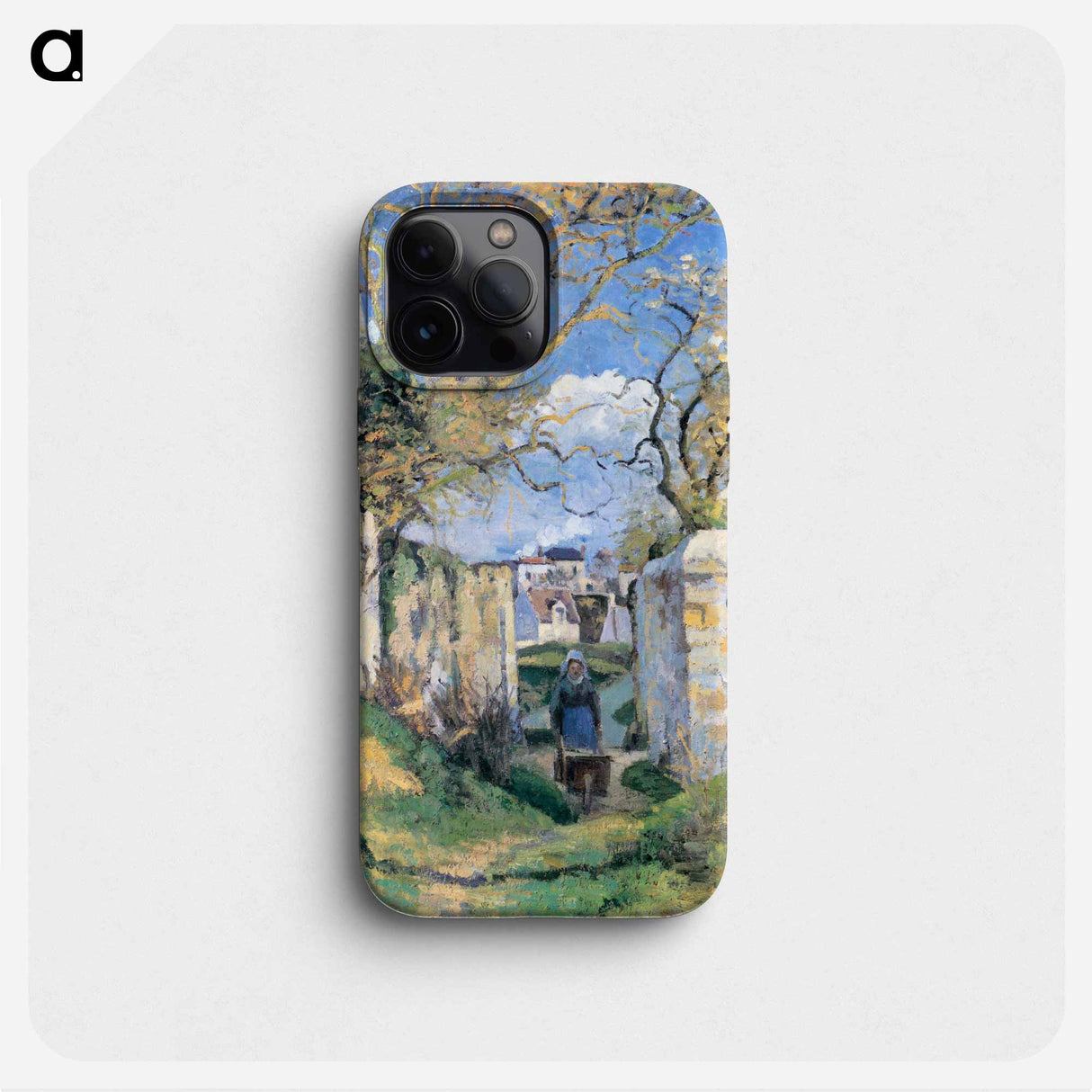 Landscape from Pontoise - カミーユ ピサロ Phone Case.