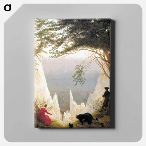 Chalk Cliffs on Rügen - カスパー ダーヴィト フリードリヒ Canvas.