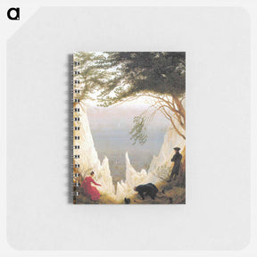アートメモ帳-Chalk Cliffs on Rügen - カスパー ダーヴィト フリードリヒ Memo.