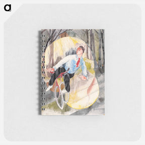 アートメモ帳-In Vaudeville, the Bicycle Rider - チャールズ デムス Memo.