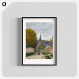 Street in Sainte-Adresse - Claude Monet Poster.
