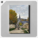 Street in Sainte-Adresse - クロード モネ Canvas.