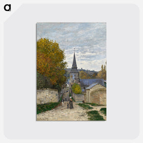 アートポストカード-Street in Sainte-Adresse - クロード モネ Postcard.