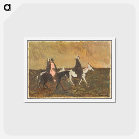 アートポストカード-Three Riders
 - シプリアン マジェルニク Postcard.
