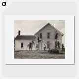 Dorothea Lange's Family Farmstead, Nebraska - Dorothea Lange Poster.