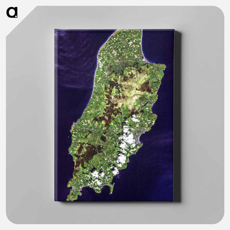 アートパネル-The Isle of Man
 - 上空からの地球 Canvas.