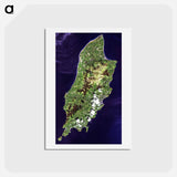 アートポストカード-The Isle of Man
 - 上空からの地球 Postcard.