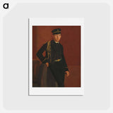 アートポストカード-Achille De Gas in the Uniform of a Cadet - エドガー ドガ Postcard.