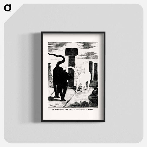 The Cats’ Rendezvous - エドゥアール マネ Poster.