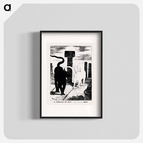 The Cats’ Rendezvous - エドゥアール マネ Poster.