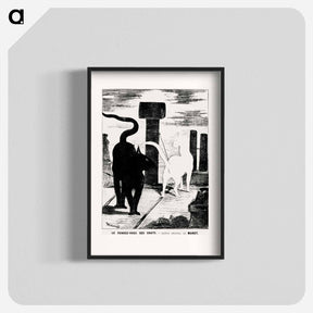 アートポスター-The Cats’ Rendezvous - エドゥアール マネ Poster.