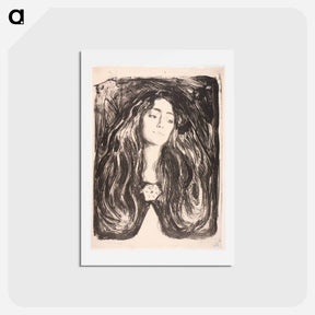 アートポストカード-Madonna - エドヴァルド ムンク Postcard.
