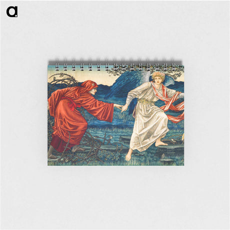 アートメモ帳-Love leading the Pilgrim: Tapestry - エドワード バーン ジョーンズ Memo.