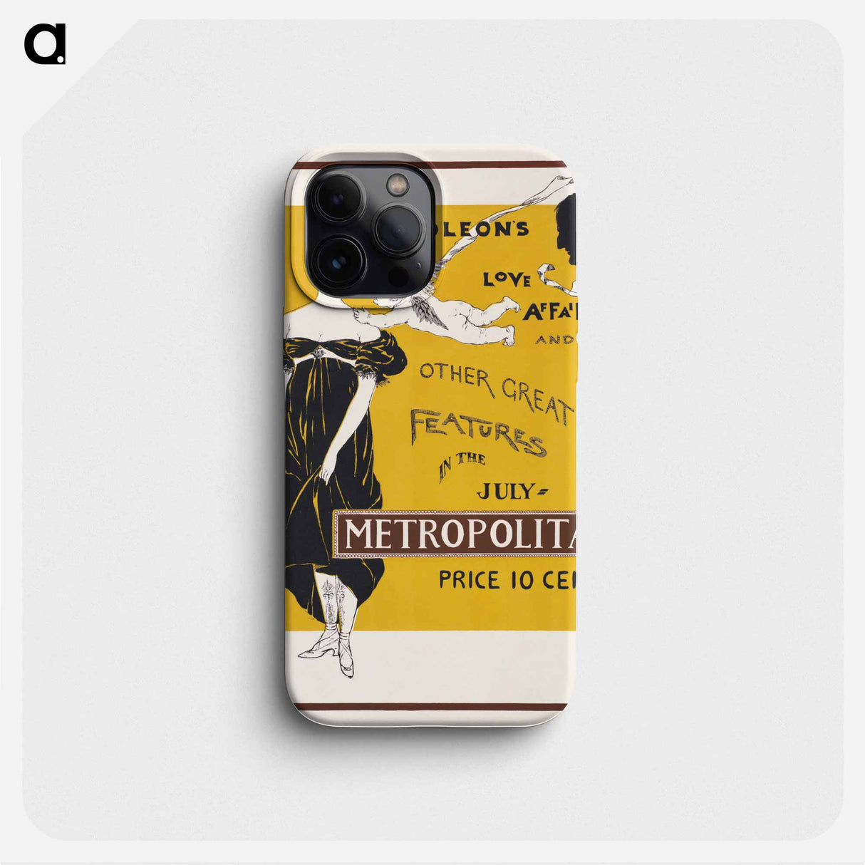 Napoleon's love affairs and other great features in the July Metropolitan print in high resolution by Edward Penfield - エドワード ペンフィールド Phone Case.