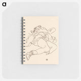 Reclining Woman with Raised Skirt - エゴン シーレ Memo.