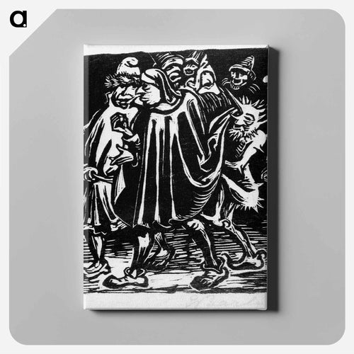 The procto-phantom and other rabble - Ernst Heinrich Barlach Canvas.