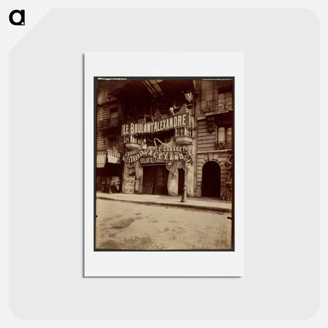 アートポストカード-Cabaret Alexandre
 - ウジェーヌ アジェ Postcard.