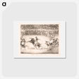 アートポストカード-El famoso Americano, Mariano Ceballos - フランシスコ デ ゴヤ Postcard.