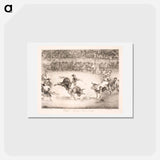 アートポストカード-El famoso Americano, Mariano Ceballos - フランシスコ デ ゴヤ Postcard.