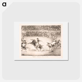アートポストカード-El famoso Americano, Mariano Ceballos - フランシスコ デ ゴヤ Postcard.